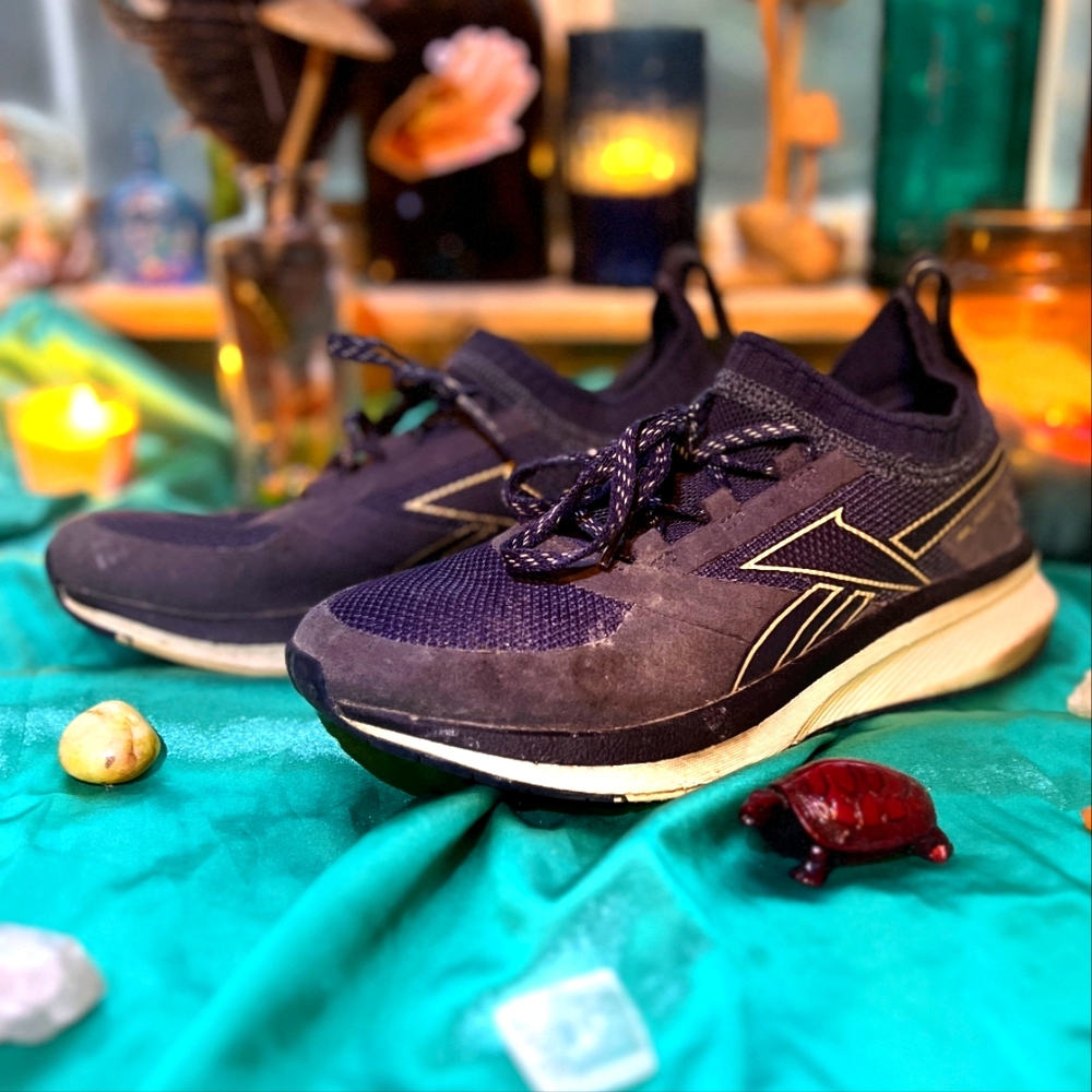 Blue Reebok Running Sneakers